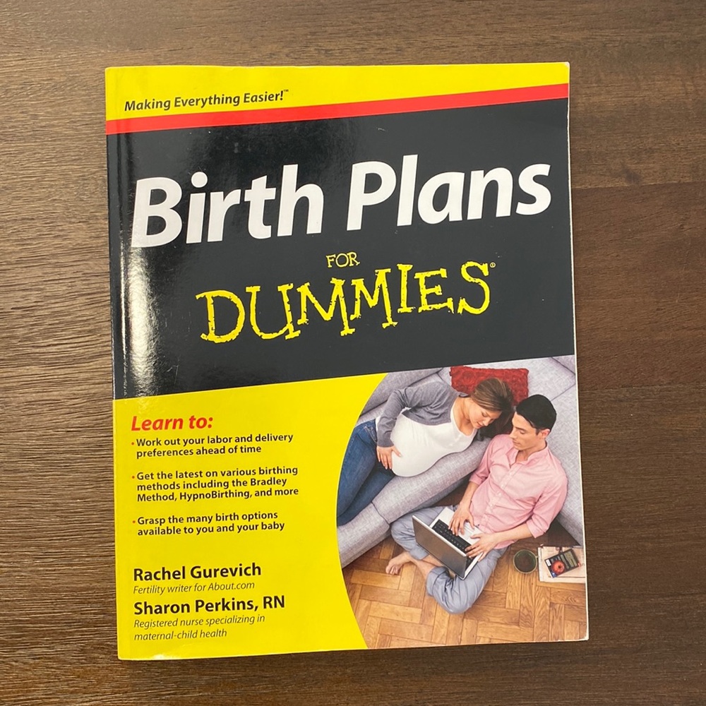 Birth Plans for Dummies, 2013